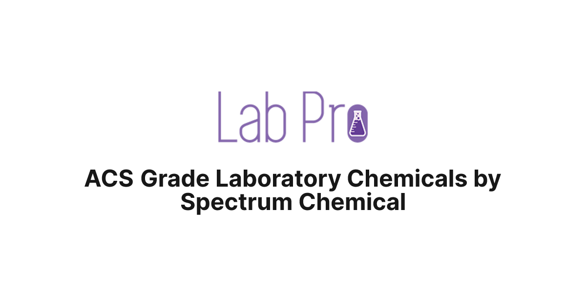 ACS Grade Laboratory Chemicals by Spectrum Chemical | LabPro Inc.