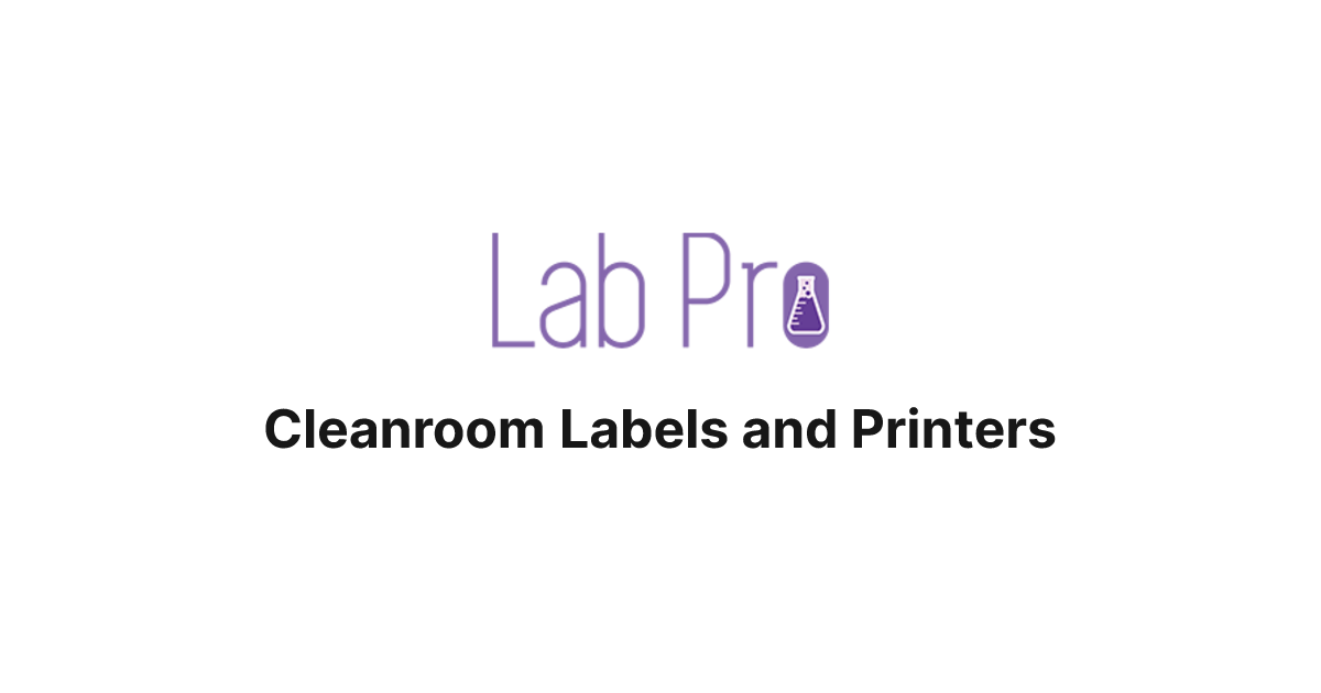 Cleanroom Labels and Printers | LabPro Inc.
