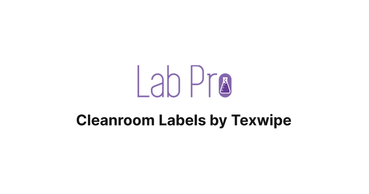 Cleanroom Labels by Texwipe | LabPro Inc.