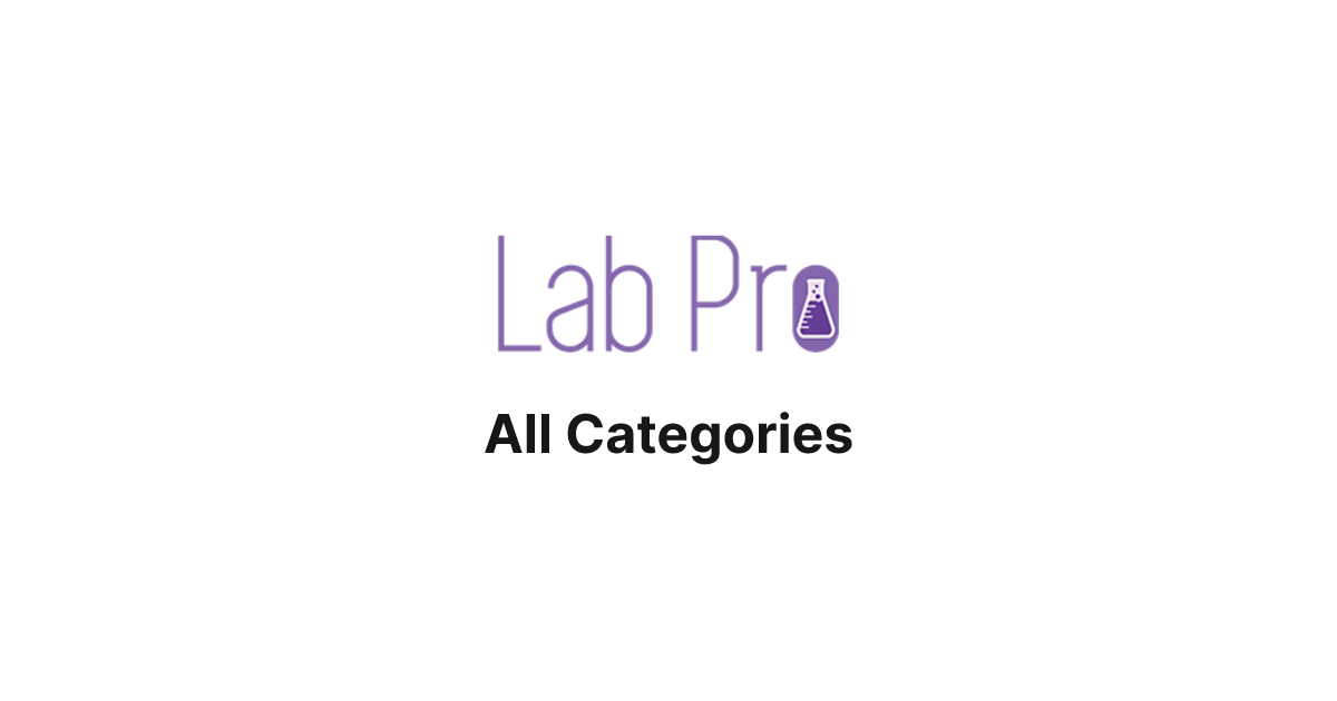 All Categories | LabPro Inc.