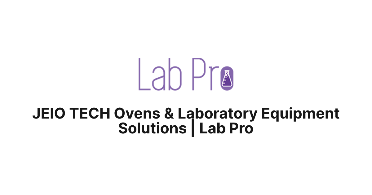 JEIO TECH Ovens & Laboratory Equipment Solutions | Lab Pro | LabPro Inc.